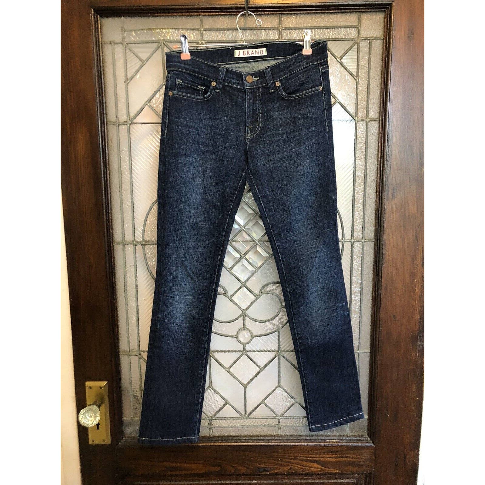 J Brand Jeans Dark Wash Slim Skinny Pencil Leg 912 Stretch 27